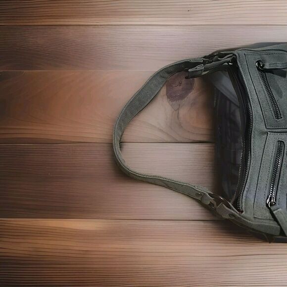 Dolcis Handbag Small Denim Green Orange - Picture 4 of 4